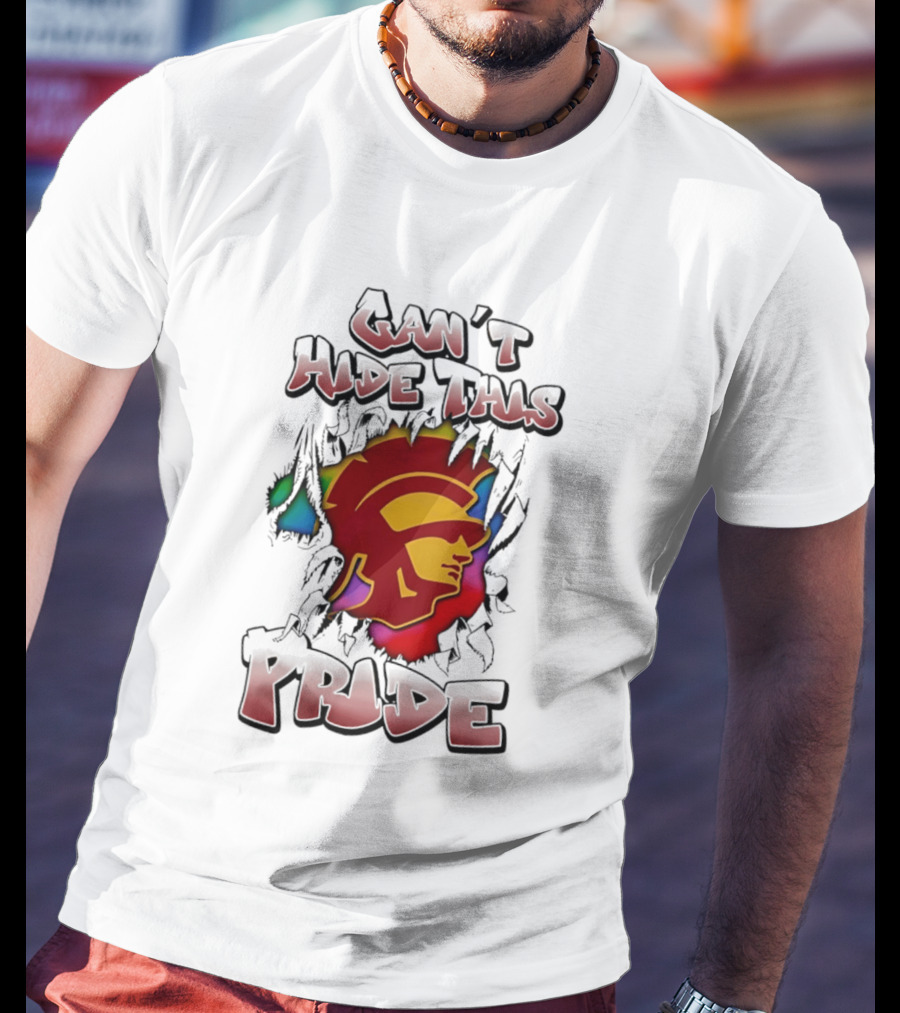Texas Tech Red Raiders Can't Hide This Pride With USC Trojans Trojan T-Shirt