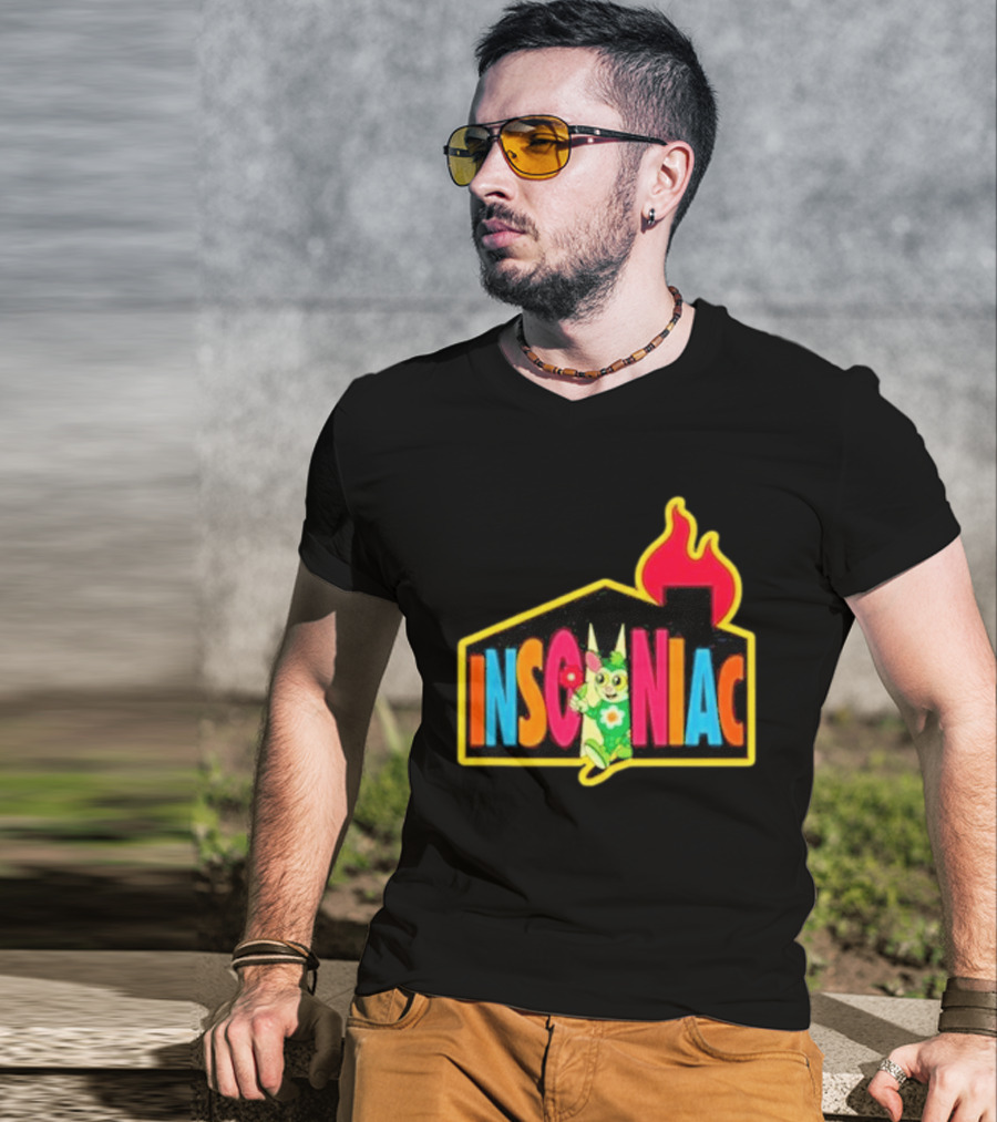 Dabsmyla X Insomniac House EDC Festival Art Collaboration T-Shirt
