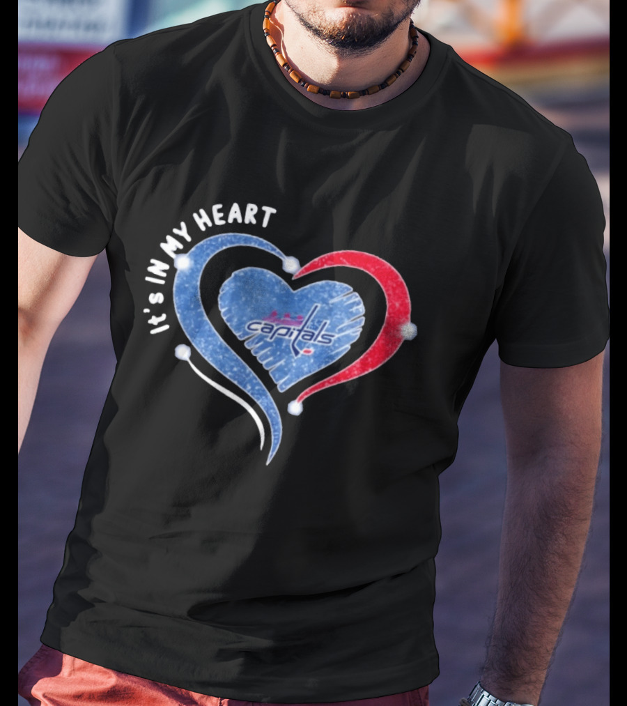 Washington Capitals It's In My Heart NHL 2026 Hockey T-Shirt