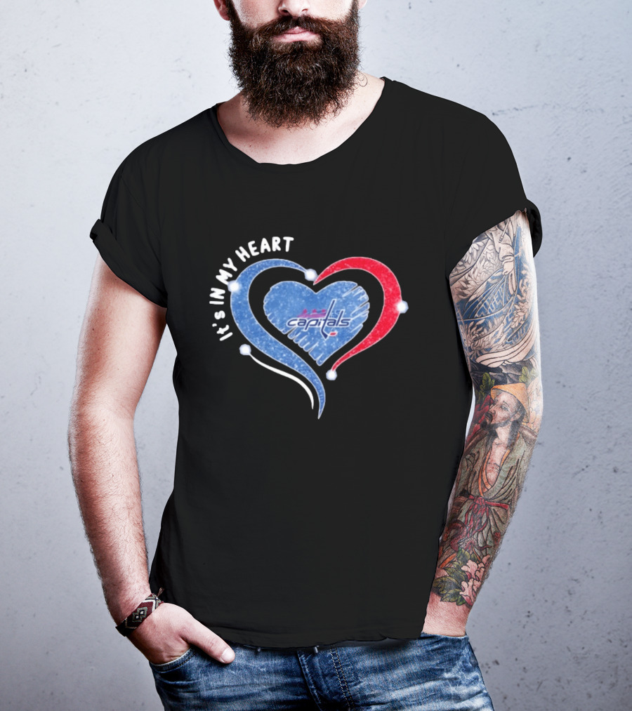 Washington Capitals It's In My Heart NHL 2026 Hockey T-Shirt