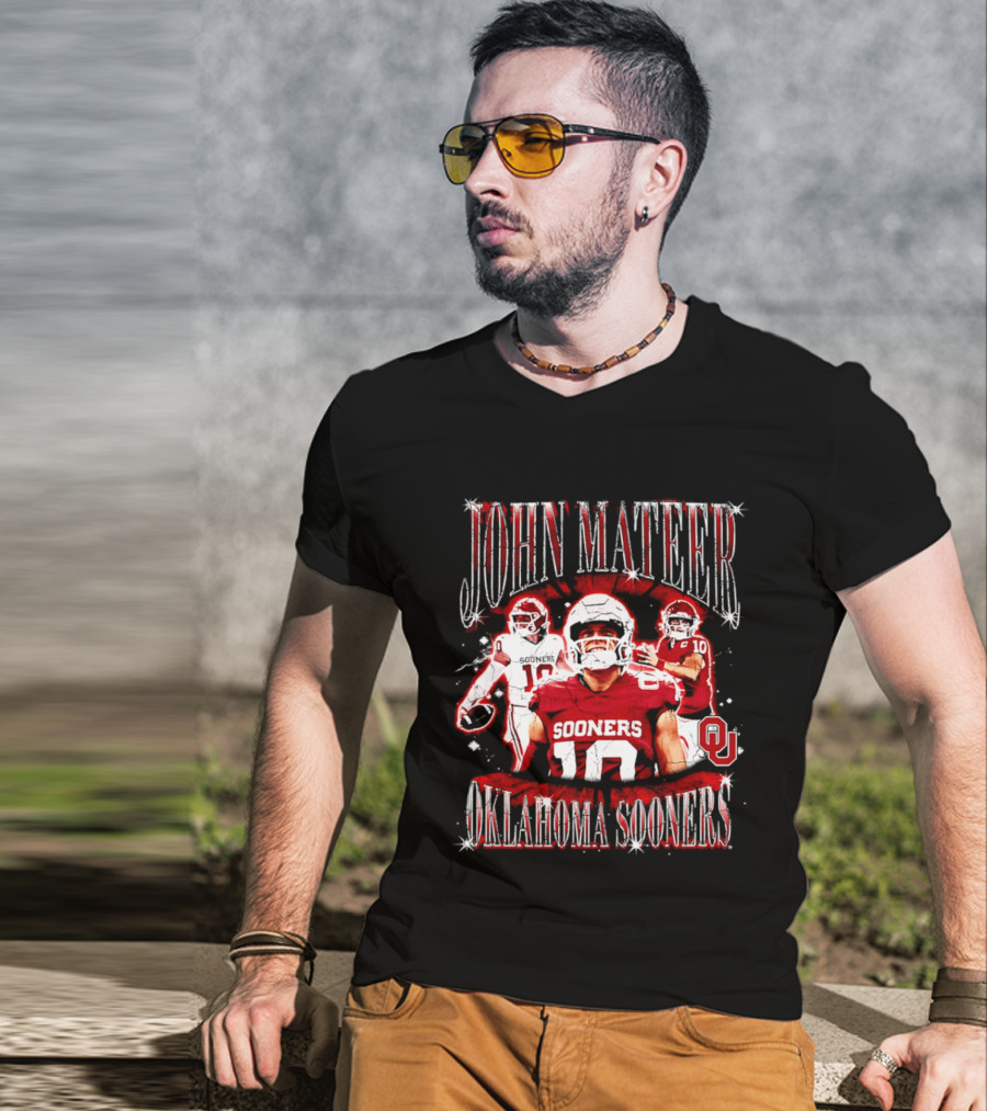 John Mateer Oklahoma Sooners Football The Year Of Mateer T-Shirt