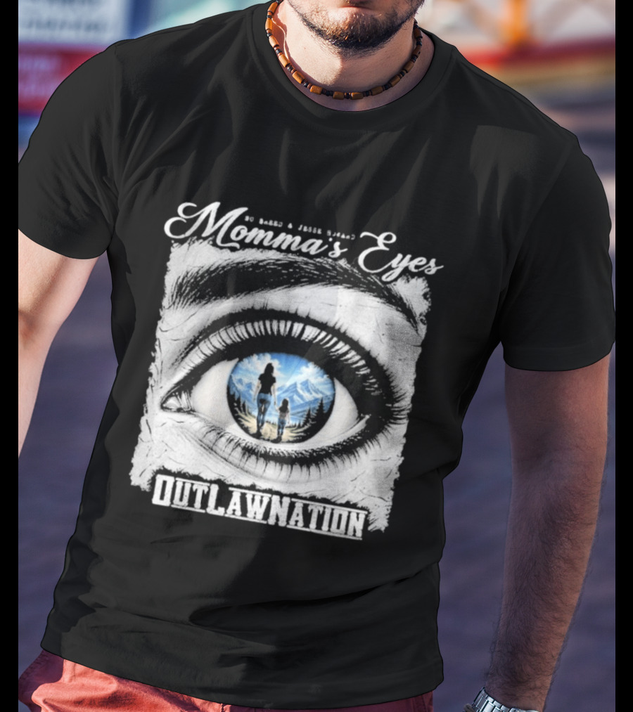 Momma's Eyes Outlaw Nation Country Scene T-Shirt