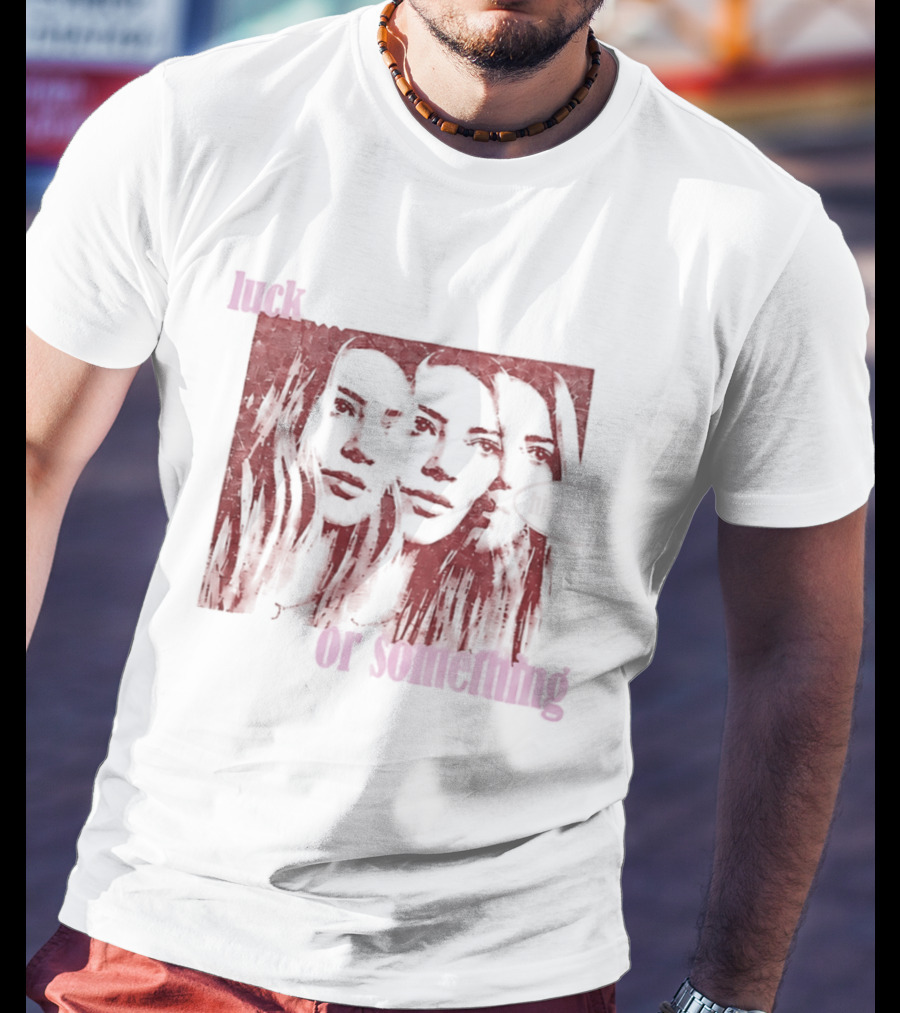 Hilary Duff Faces Luck Or Something T-Shirt