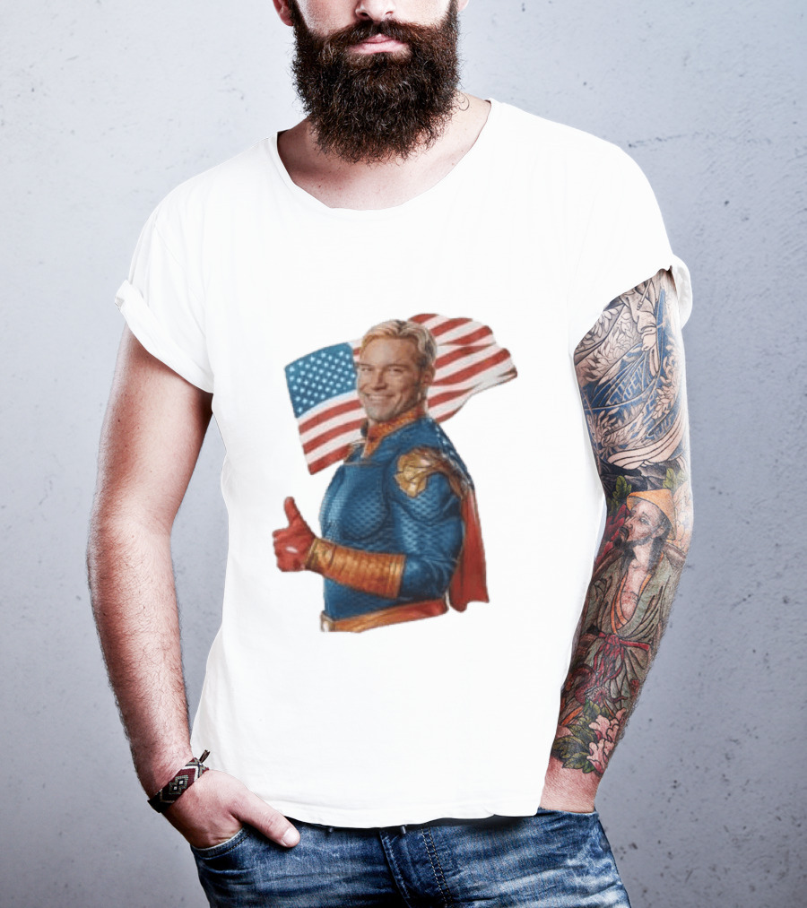 The Boys Season 5 Homelander American Flag Thumbs Up T-Shirt