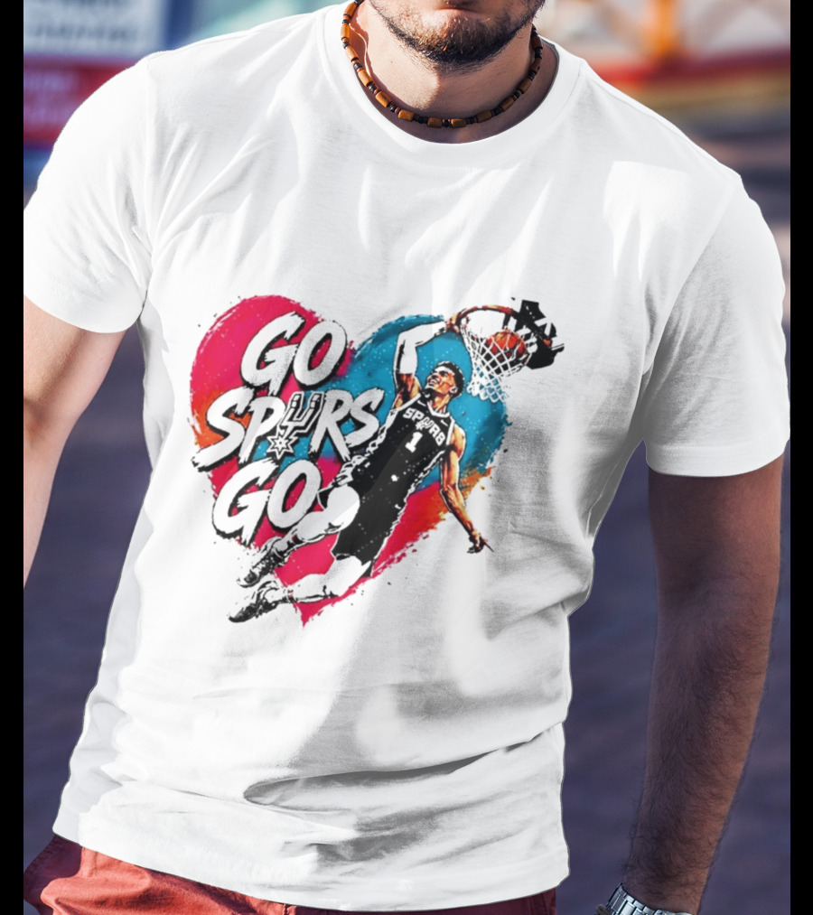 Victor Wembanyama Go Spurs Go San Antonio Basketball 2026 T-Shirt