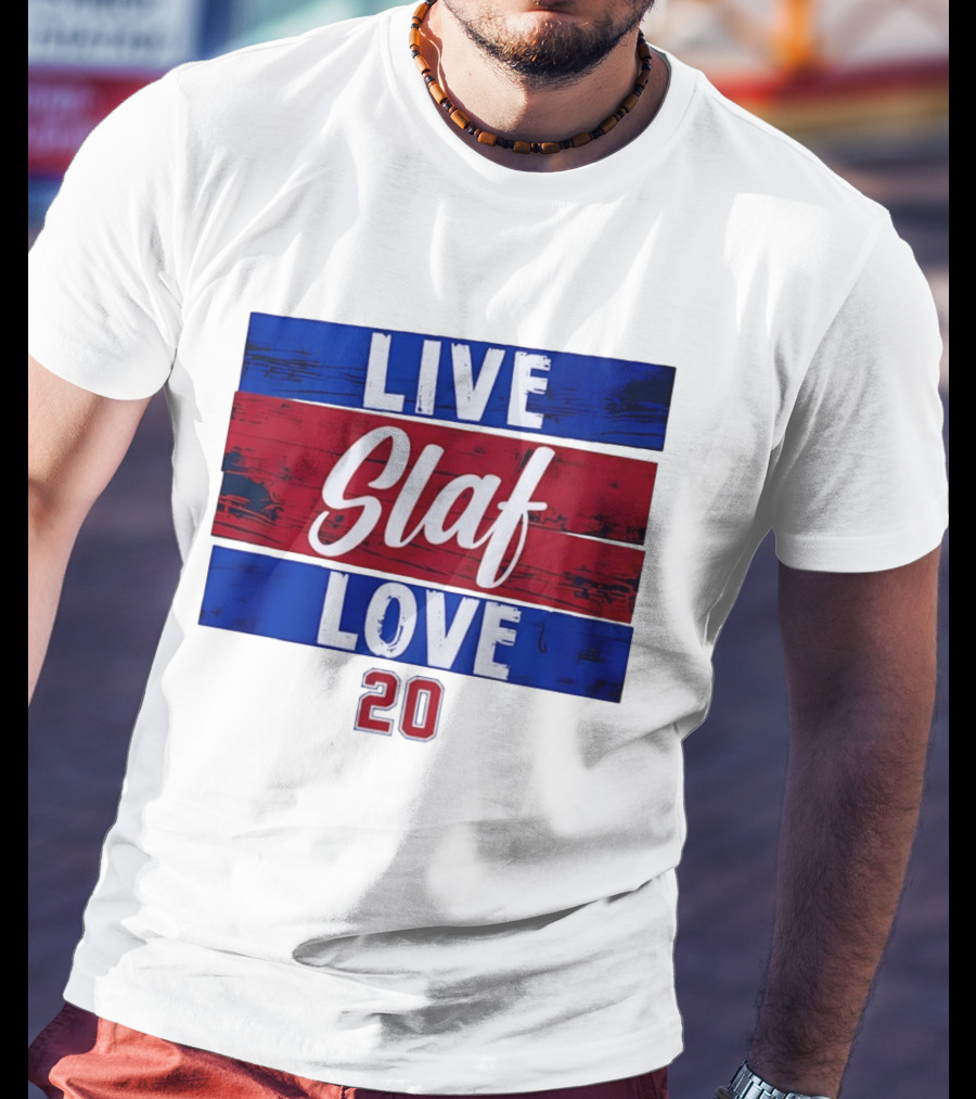 Live Slaf Love 20 Juraj Slafkovsky Montreal Canadiens NHL T-Shirt