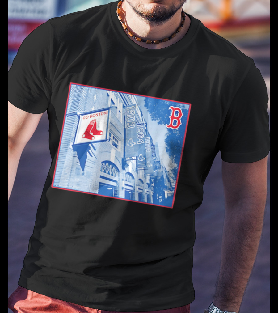 Go Boston Red Sox Banners Fenway Park 1903 1912 T-Shirt