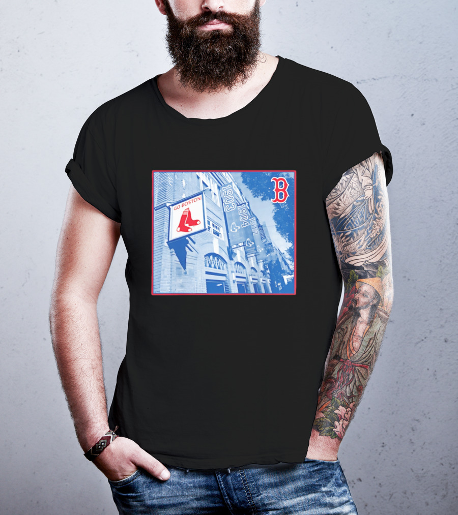 Go Boston Red Sox Banners Fenway Park 1903 1912 T-Shirt