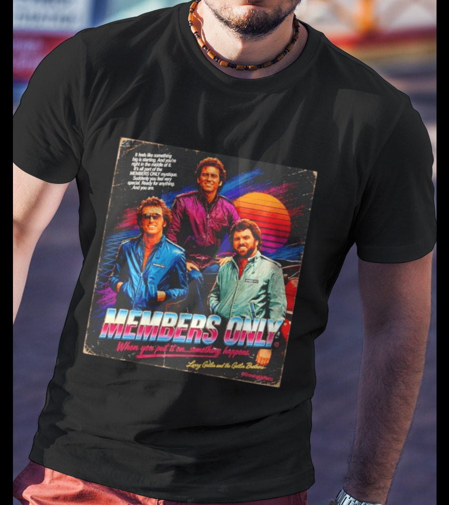 MEMBERS ONLY Larry Gatlin And The Gatlin Brothers Nostalgic 80s Style With Sunset T-Shirt