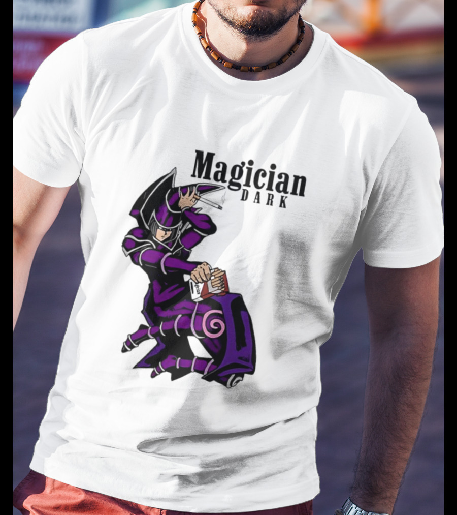 Magician Dark Yu Gi Oh Smoking T-Shirt