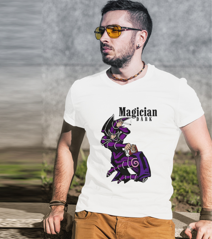 Magician Dark Yu Gi Oh Smoking T-Shirt
