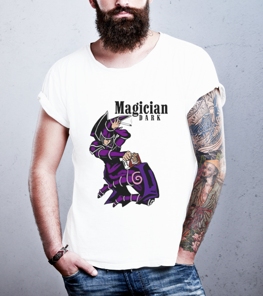 Magician Dark Yu Gi Oh Smoking T-Shirt