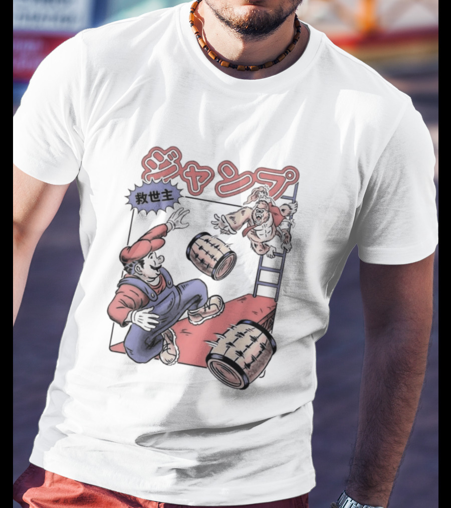 Donkey Kong Barrels Princess Pauline T-Shirt