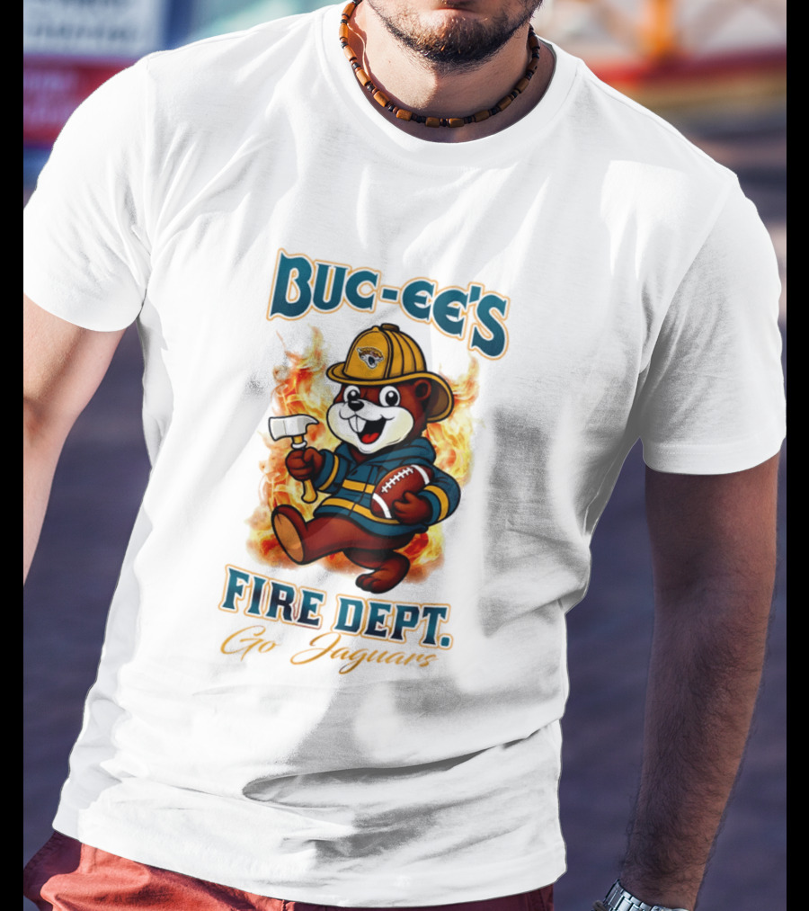 Buc Ee's Fire Dept Jacksonville Jaguars Go Jaguars T-Shirt