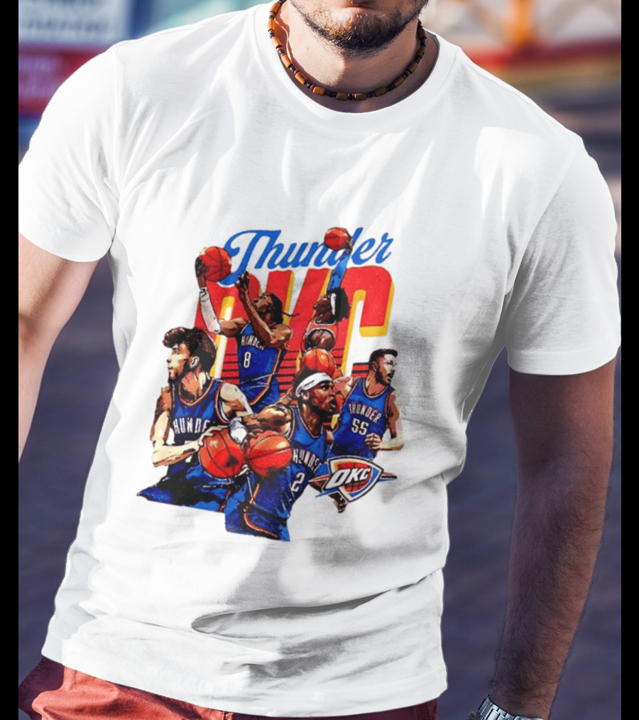 Thunder OKC Shai Gilgeous Chet Holmgren Williams Oklahoma City Basketball NBA 2026 T-Shirt