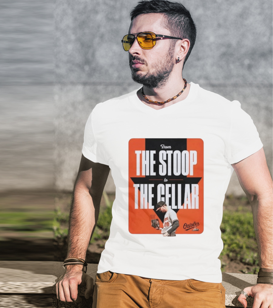 Orioles From The Stoop To The Cellar Trevor Rogers 28 T-Shirt