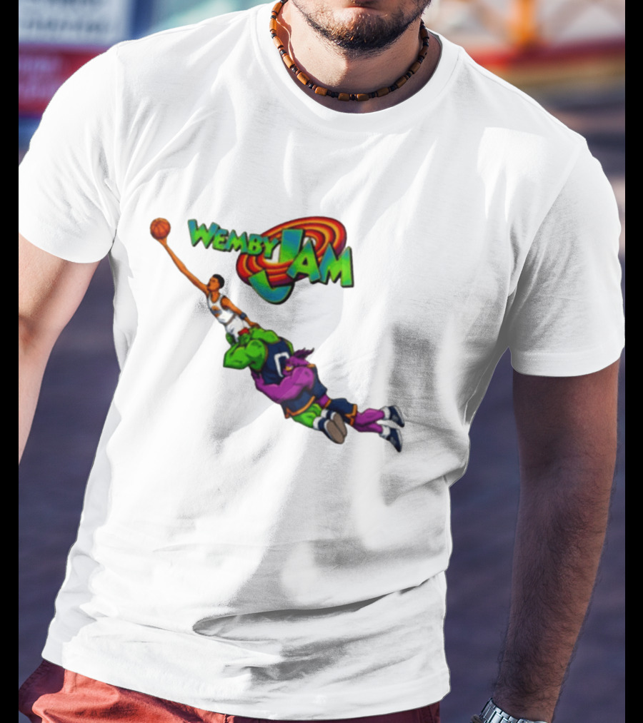 Wemby Jam Monstars Dunk 90s Basketball T-Shirt