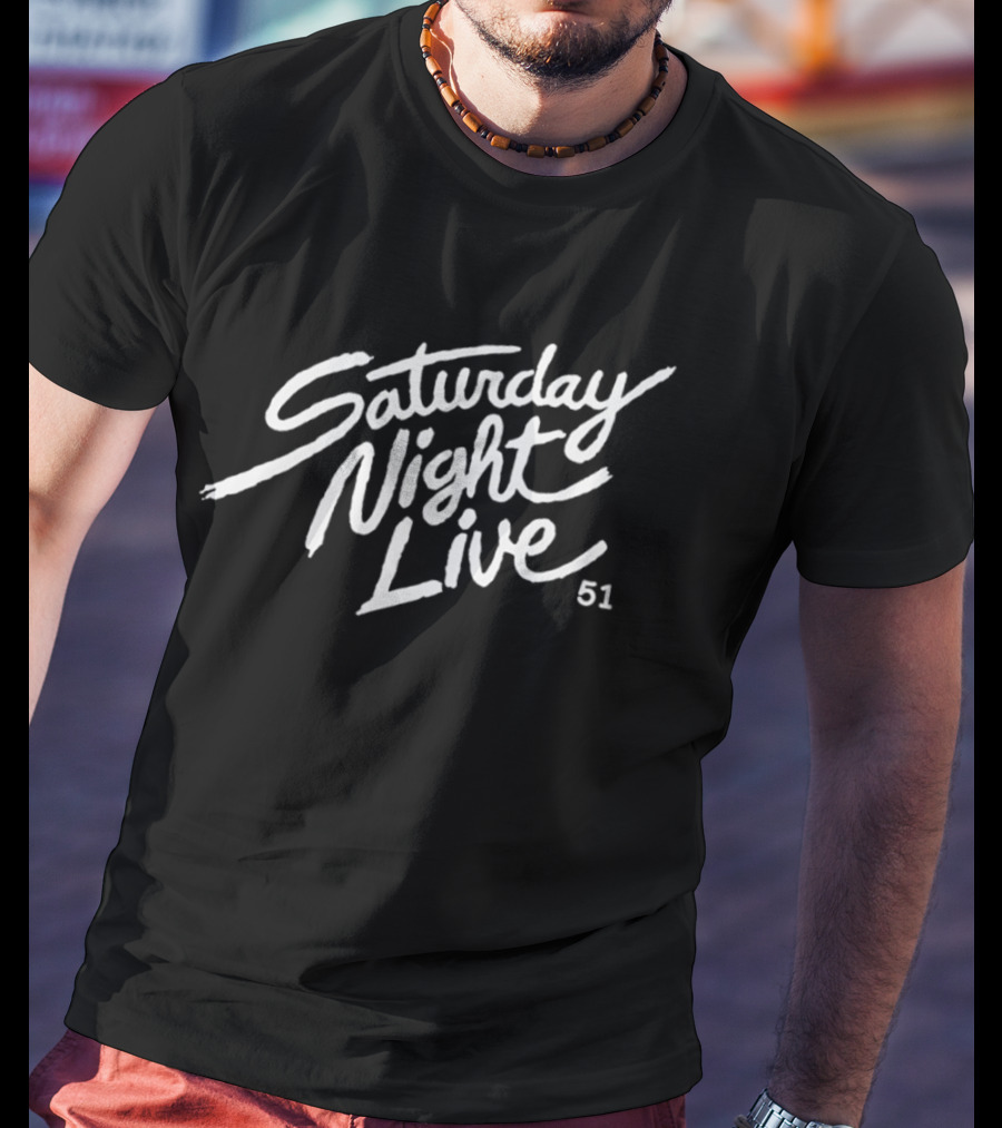 Saturday Night Live 51 Vintage Script T-Shirt