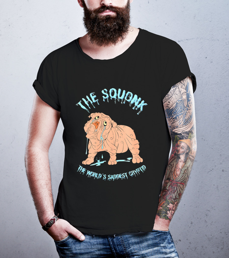 The Squonk World's Saddest Cryptid Dripping T-Shirt