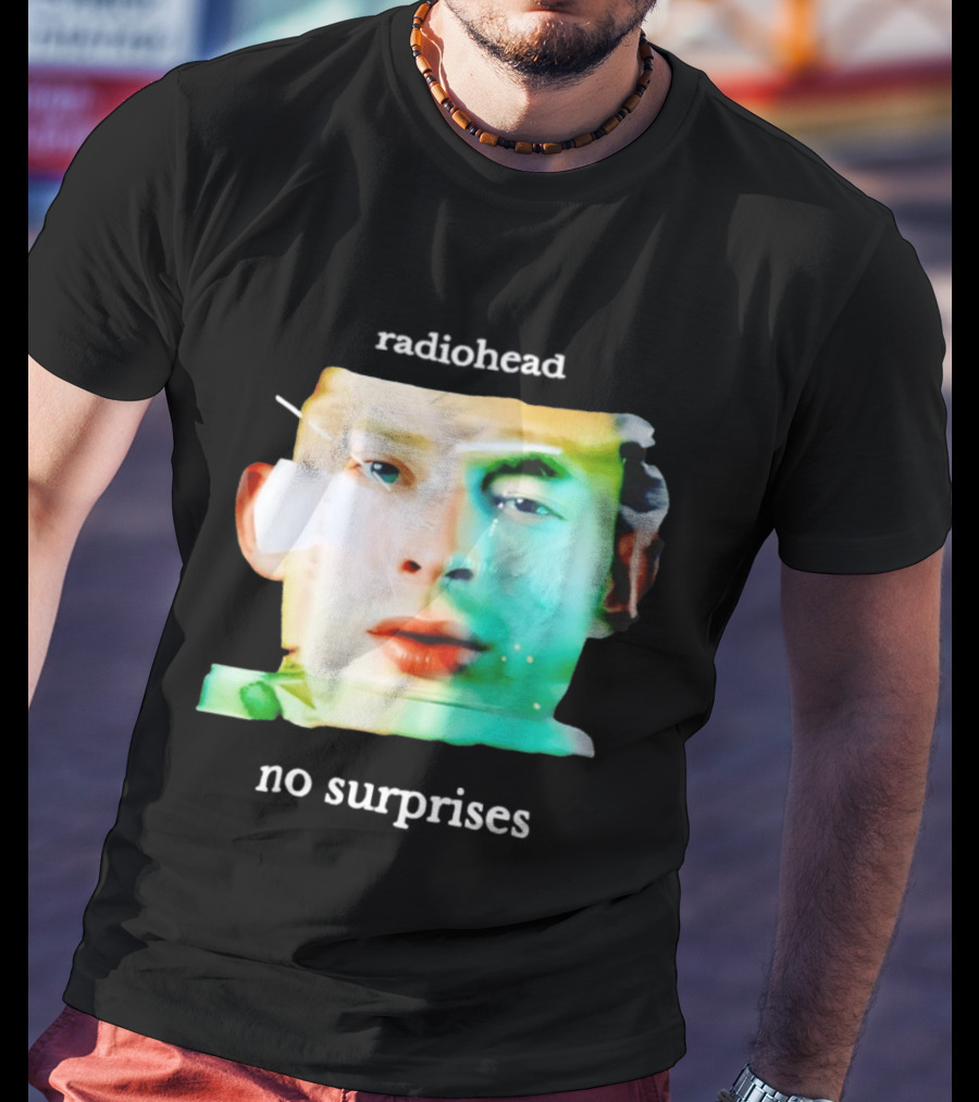 Radiohead No Surprises Thom Yorke Watercolor T-Shirt