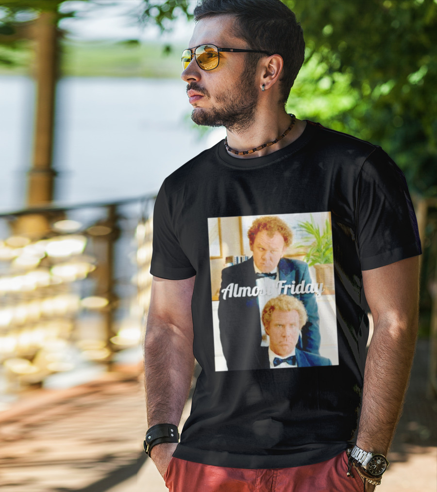 Almost Friday Will Ferrell John C. Reilly Interview Image T-Shirt