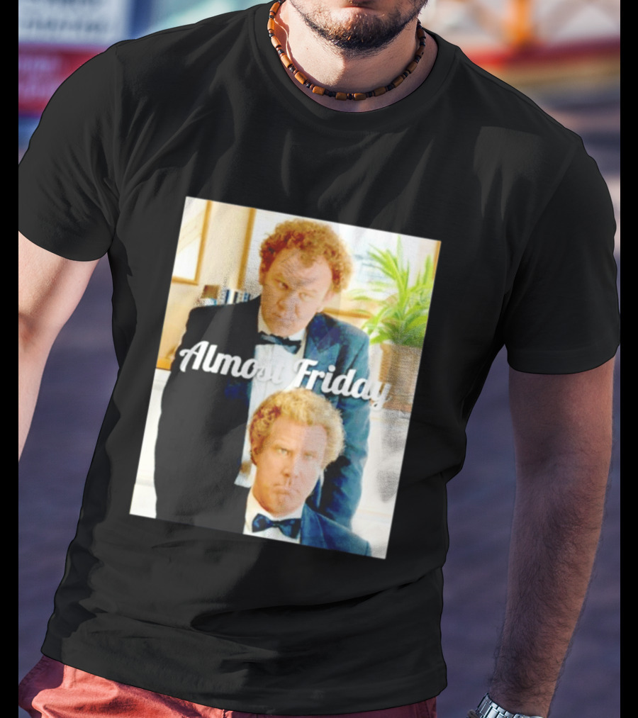 Almost Friday Will Ferrell John C. Reilly Interview Image T-Shirt