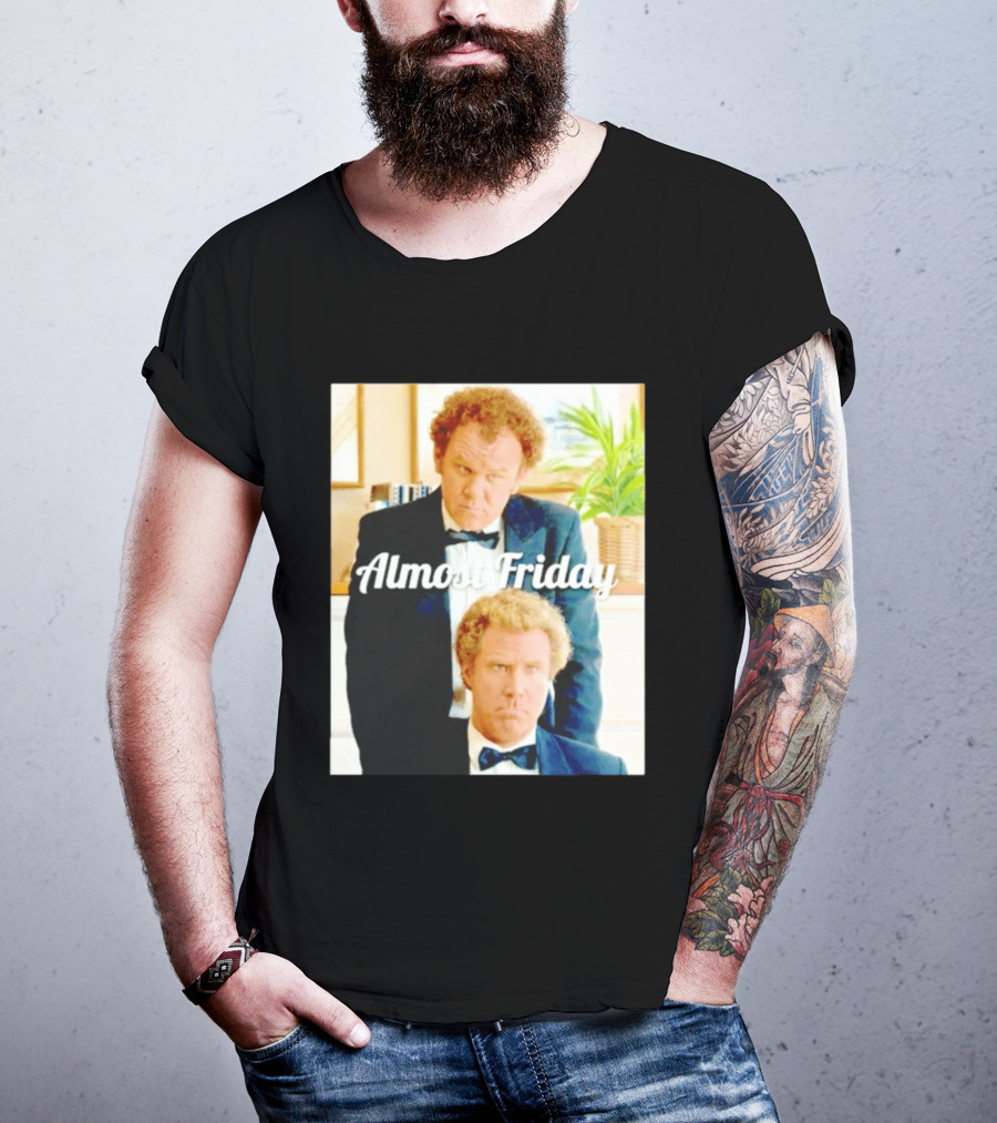Almost Friday Will Ferrell John C. Reilly Interview Image T-Shirt