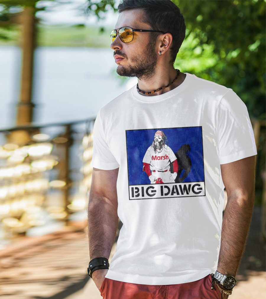 Brandon Marsh Philadelphia Phillies Big Dawg Marsh Baseball Player Image T-Shirt