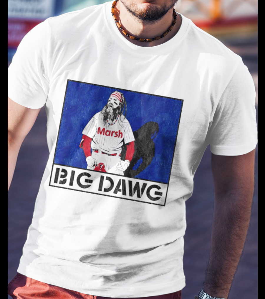 Brandon Marsh Philadelphia Phillies Big Dawg Marsh Baseball Player Image T-Shirt