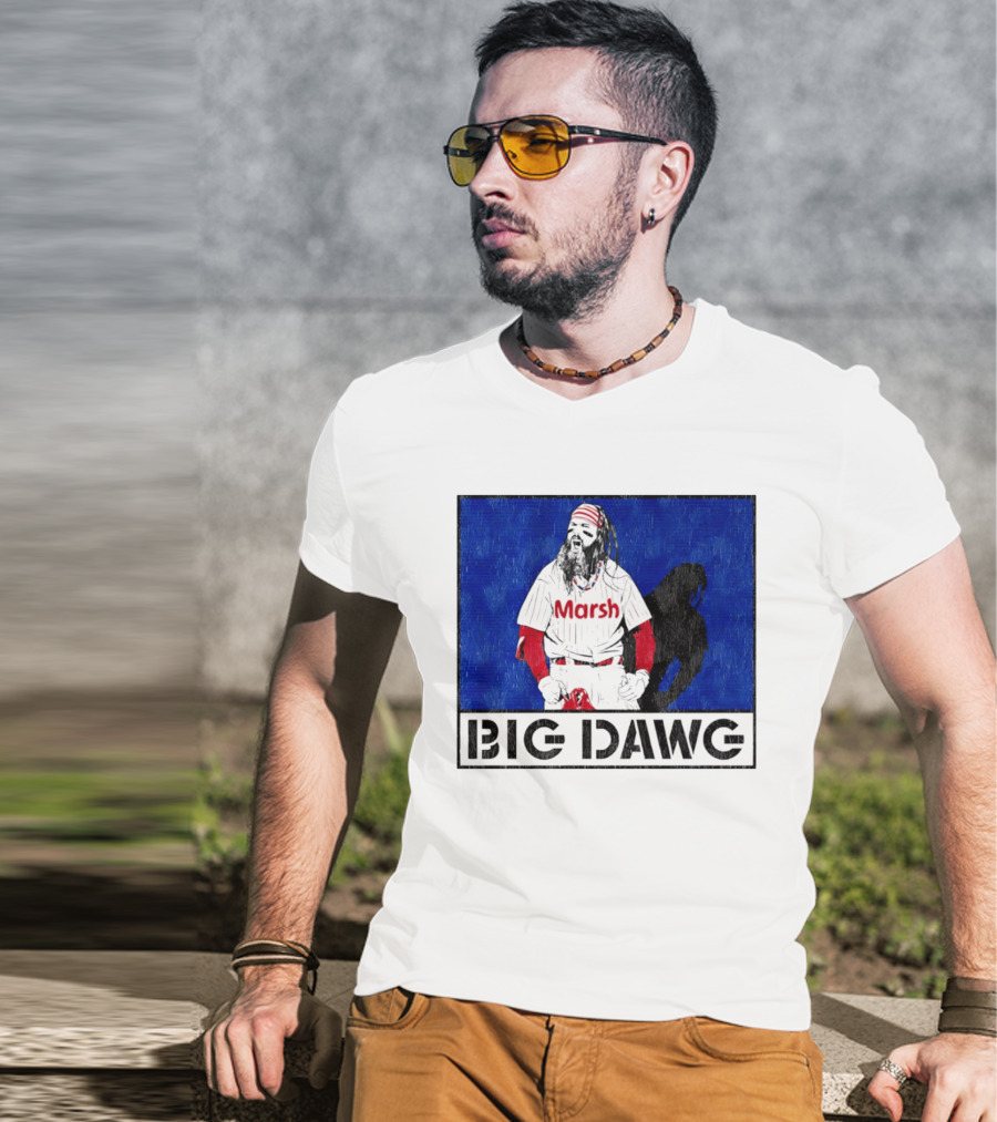 Brandon Marsh Philadelphia Phillies Big Dawg Marsh Baseball Player Image T-Shirt