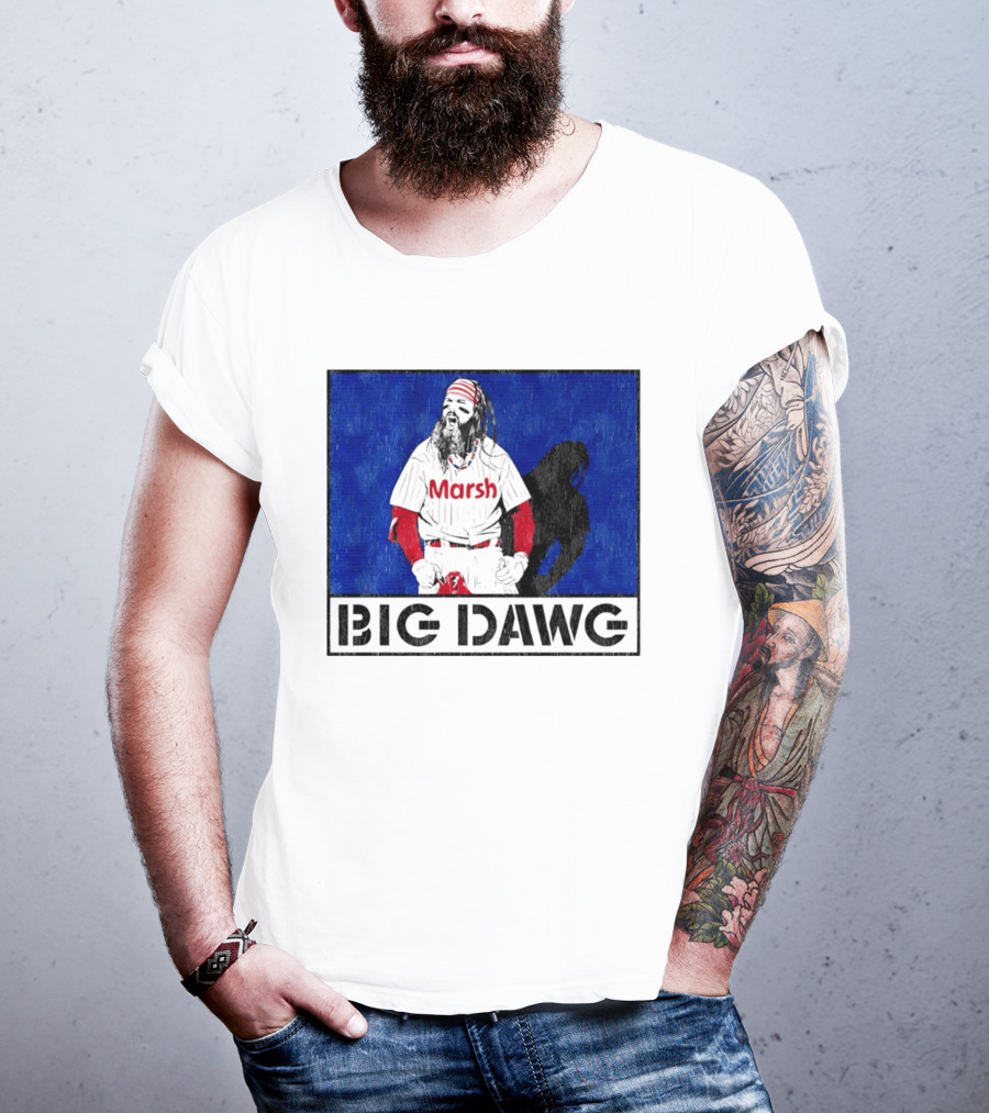 Brandon Marsh Philadelphia Phillies Big Dawg Marsh Baseball Player Image T-Shirt