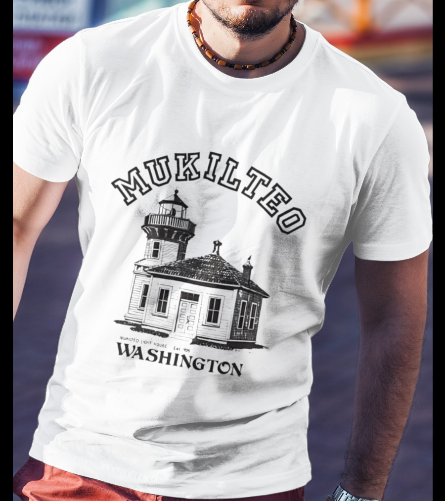 Mukilteo Lighthouse Est 1906 Washington T-Shirt