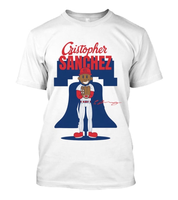 Cristopher Sanchez Phillies Cartoon Toddler 61 T-Shirt