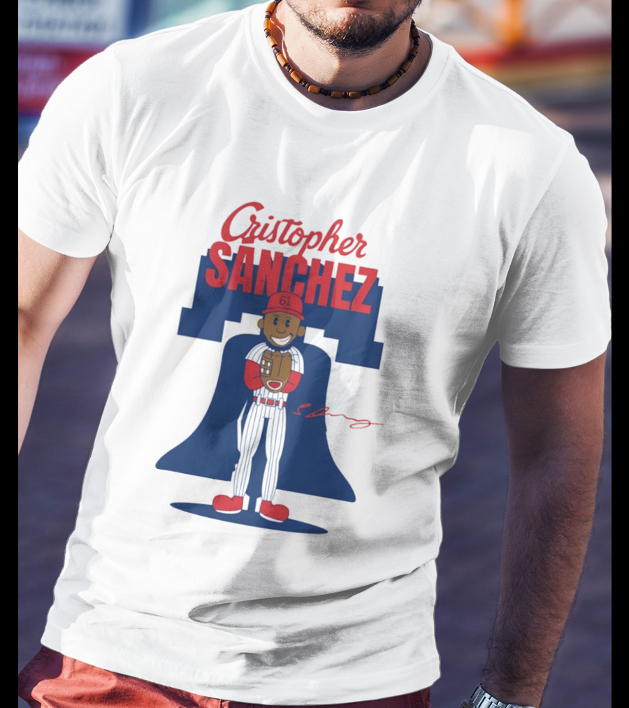 Cristopher Sanchez Phillies Cartoon Toddler 61 T-Shirt