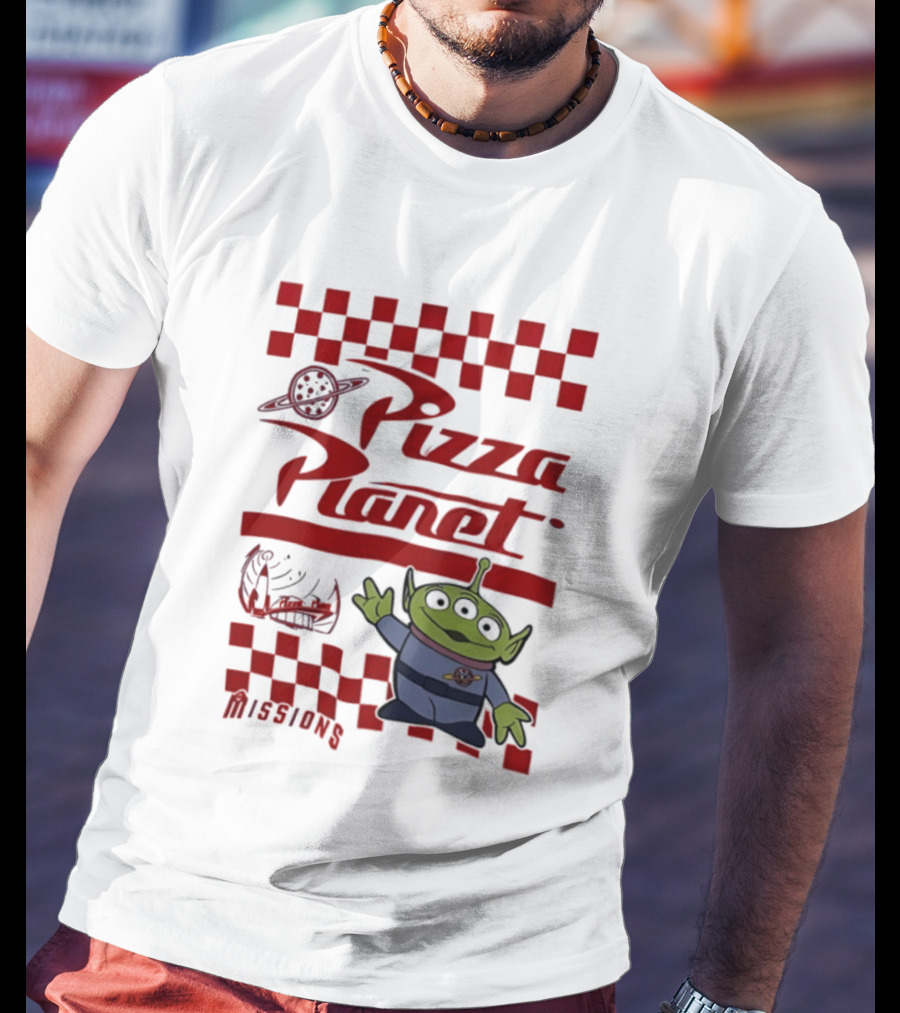 Pizza Planet Little Green Men Missions Disney Pixar Toy Story T-Shirt