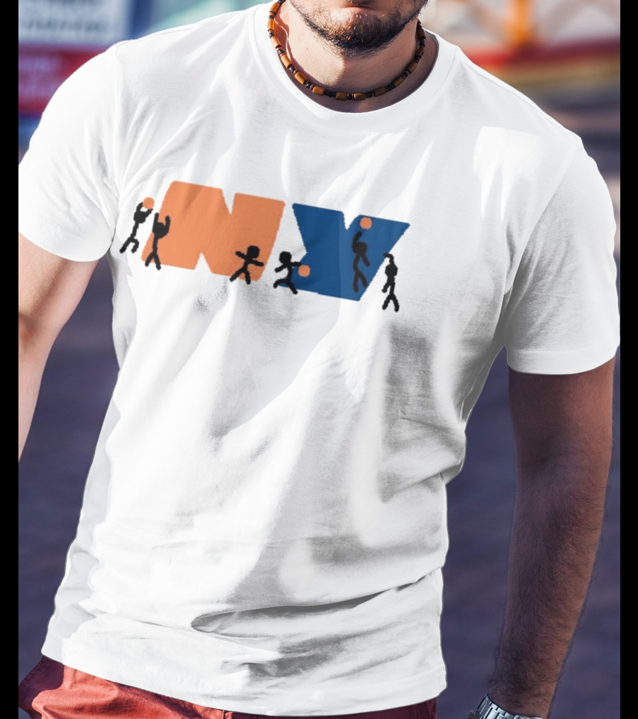 New York Knicks NBA NY Paint Basketball T-Shirt