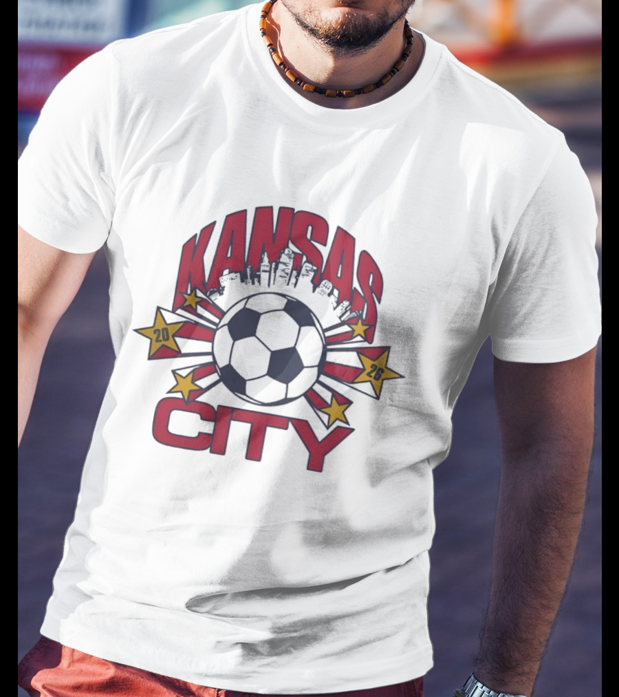 Kansas City 2026 Soccer Skyline Tournament T-Shirt