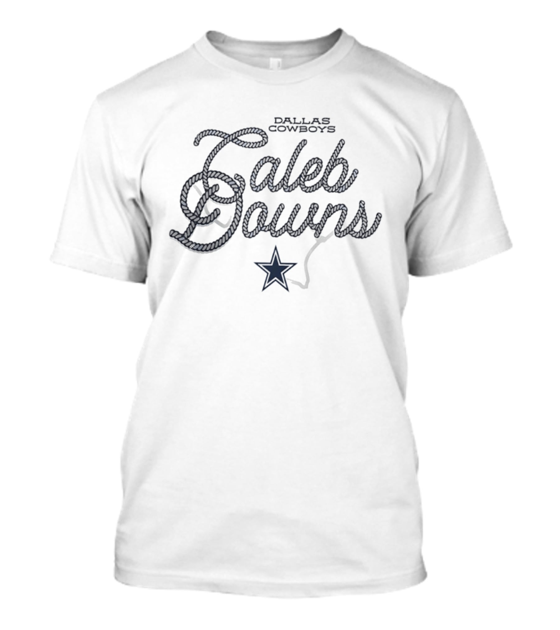 Dallas Cowboys Caleb Downs Star Map T-Shirt