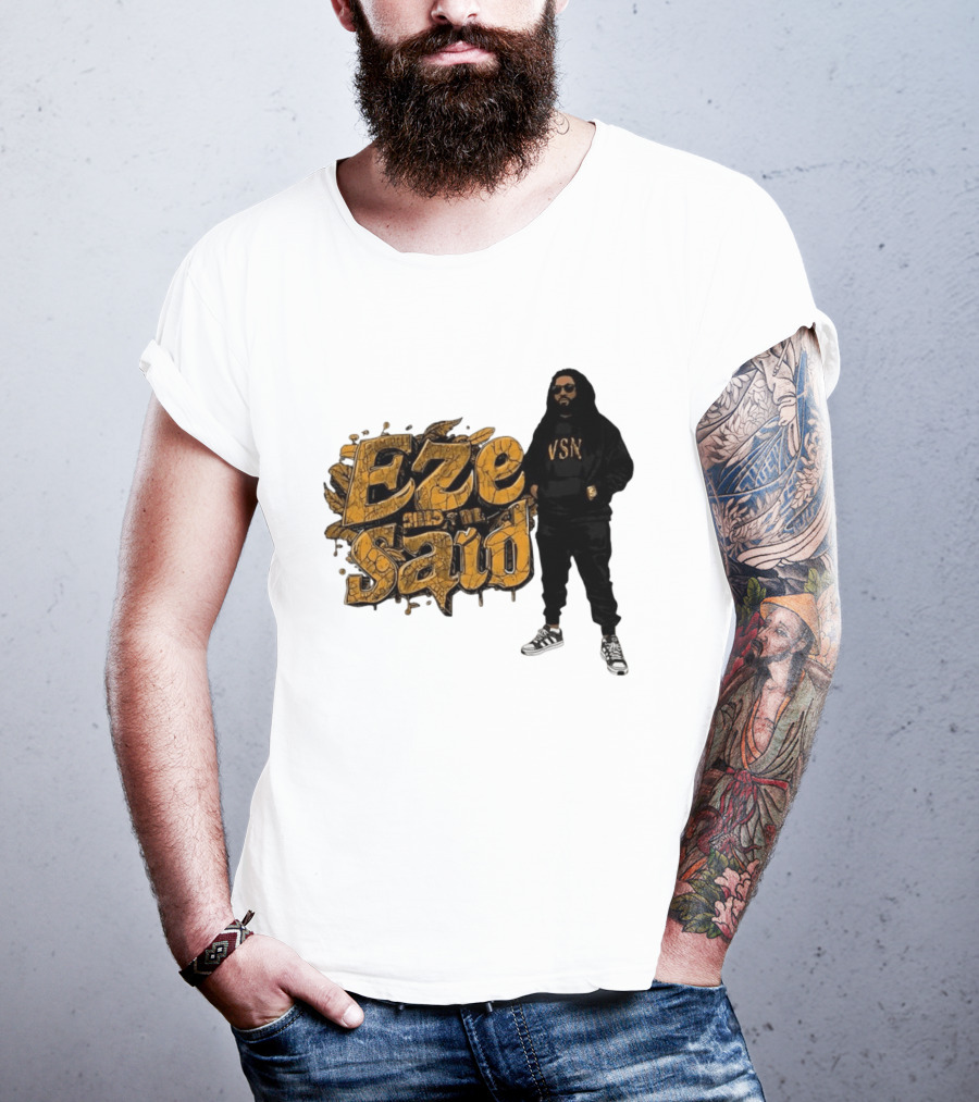 Eze Said Hip Hop Graffiti Style With VSN And Sneakers T-Shirt