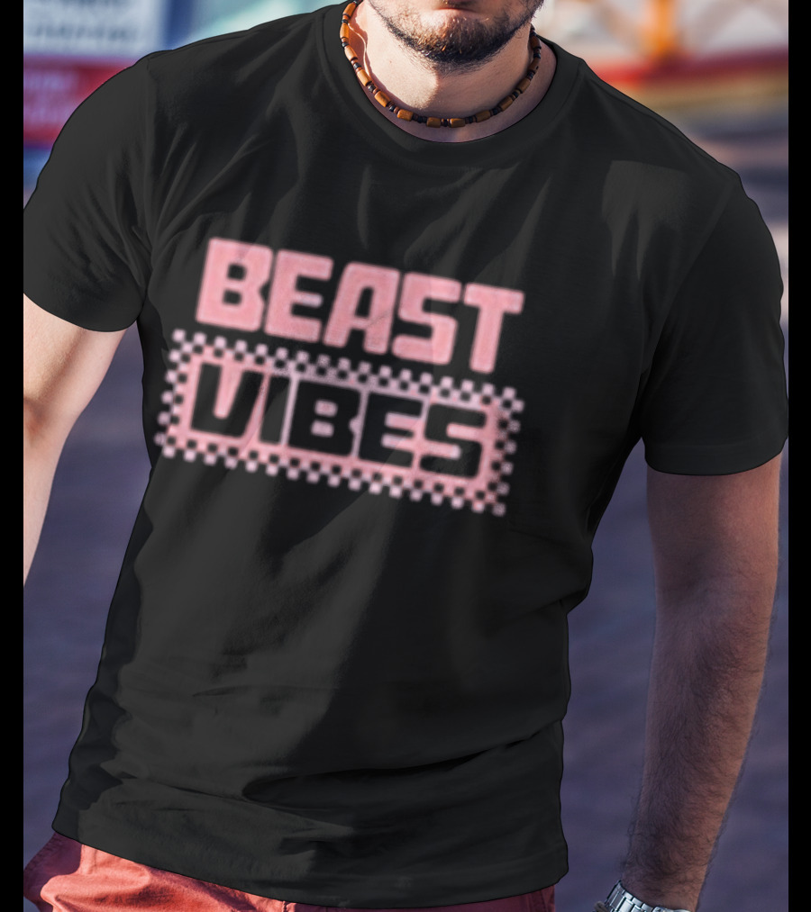 Beast Vibes Wave Pink T-Shirt