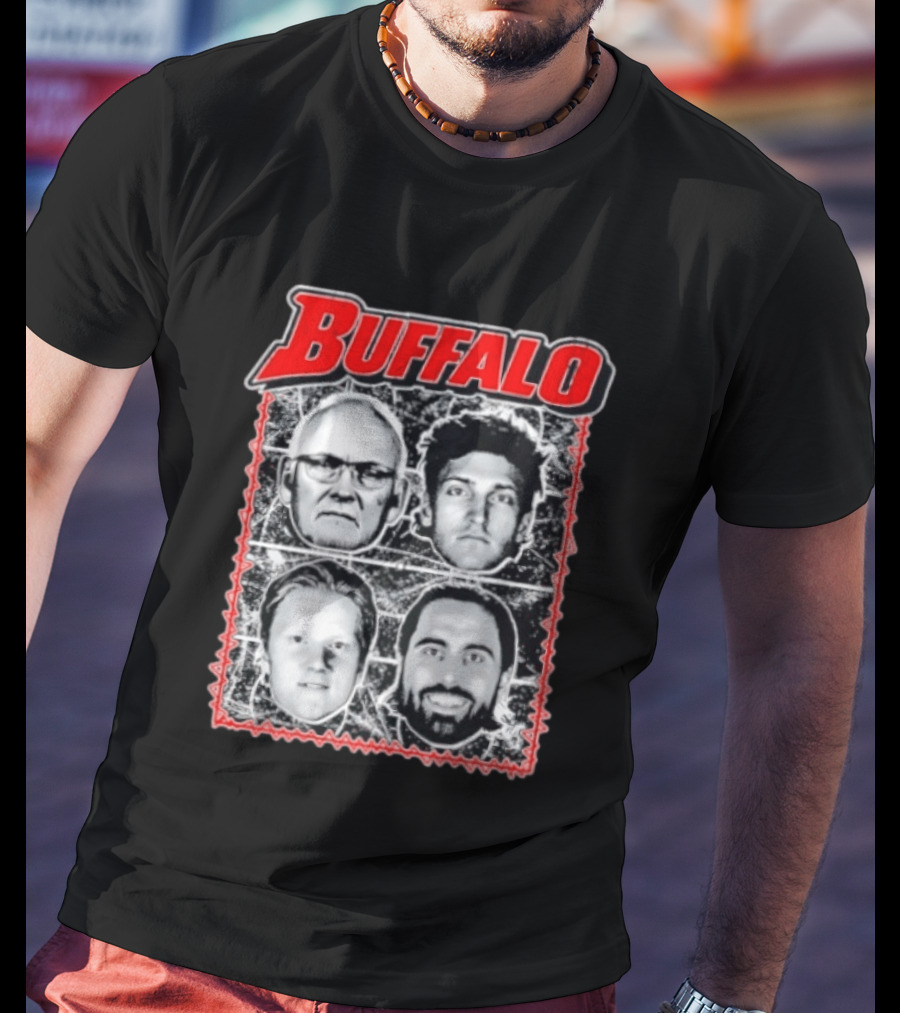 Buffalo Sabres Buffalo Wagons Tour Faces T-Shirt