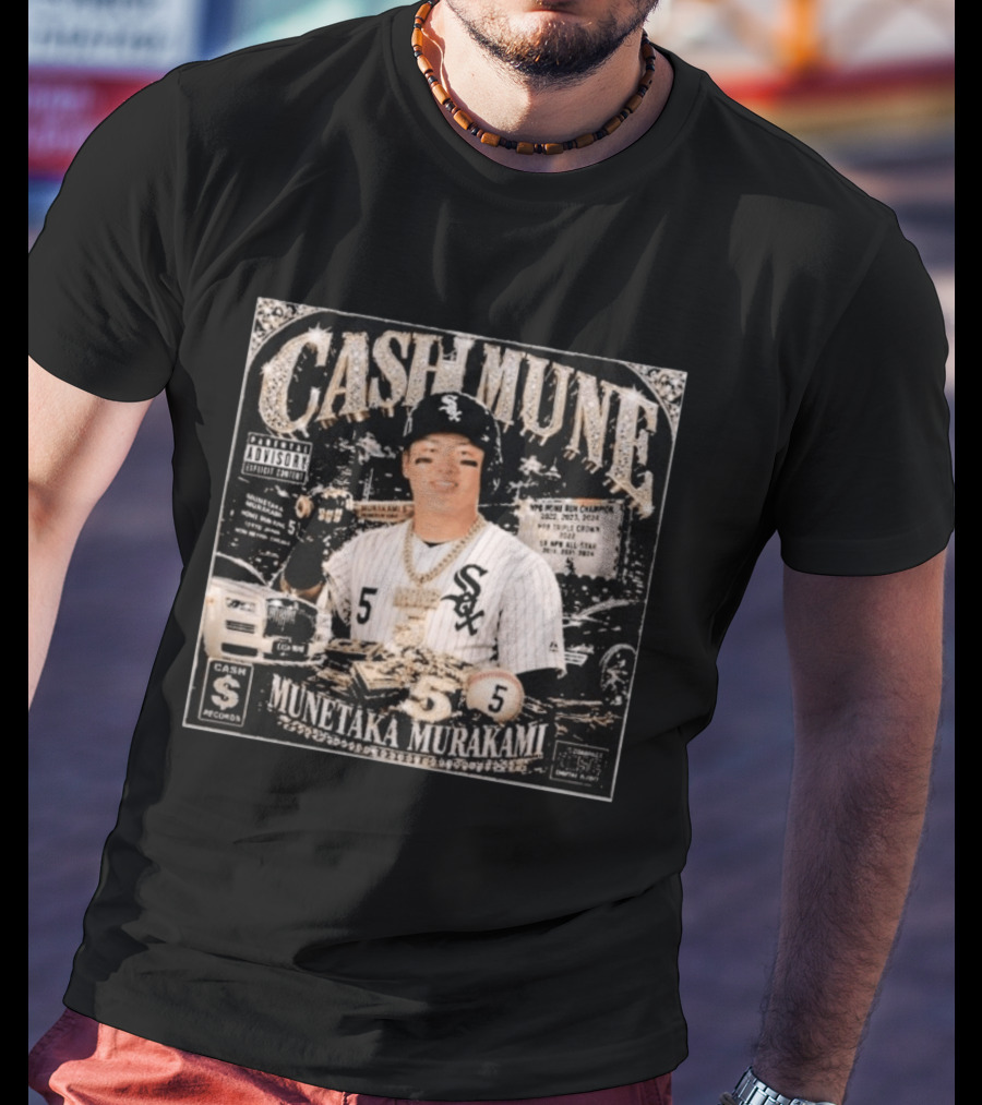 Cash Mune Munetaka Murakami Chicago White Sox Champion Baseball Player T-Shirt