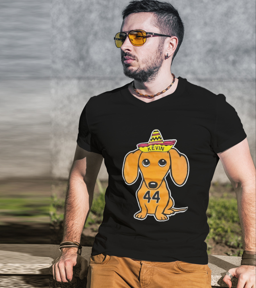 Cinco De Mayo Wiener Dog Kevin Sombrero 44 T-Shirt