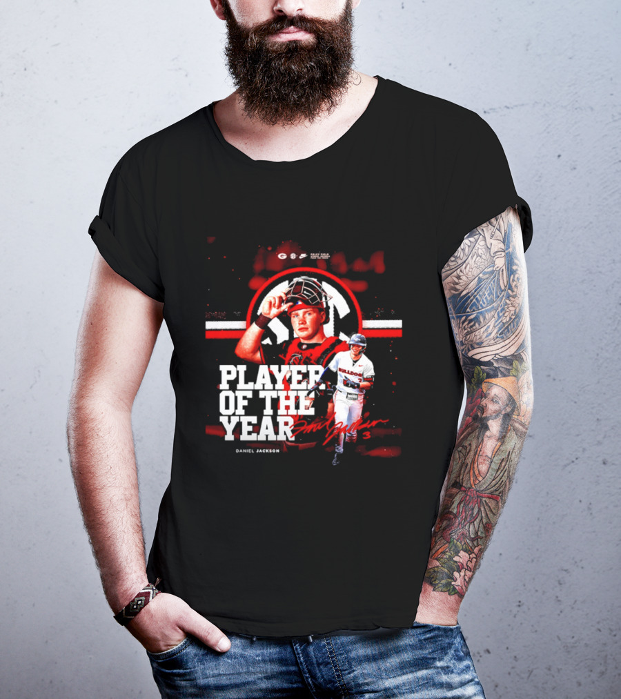 Daniel Jackson Georgia Bulldogs Player Of The Year Athletic Performance Excellence T-Shirt