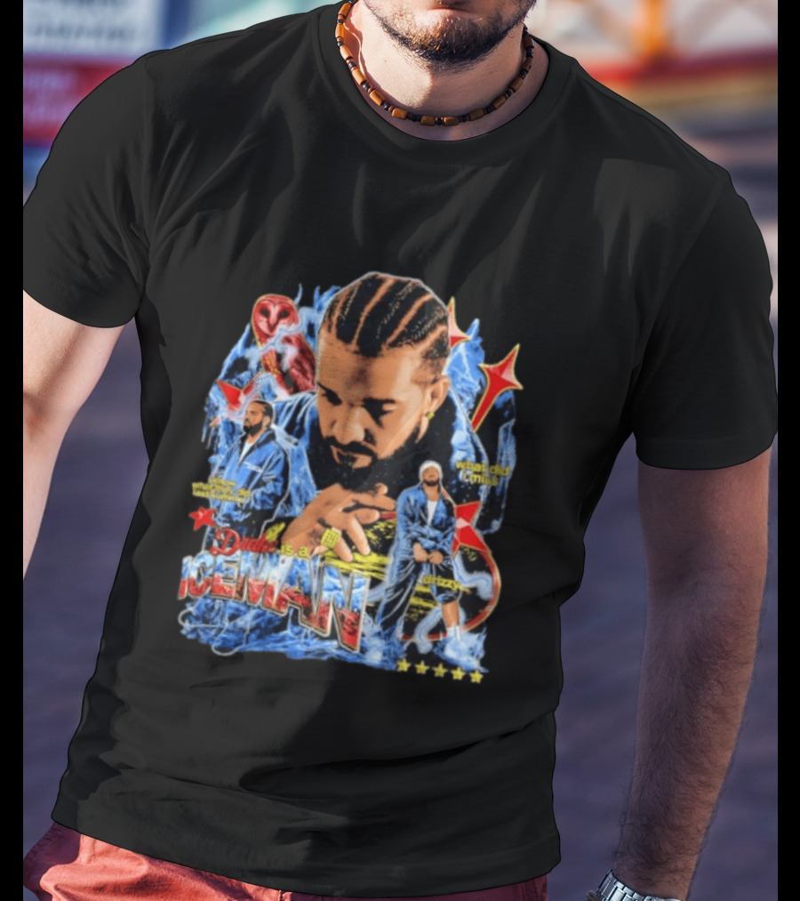Drake Is A Iceman What Did I Miss Drizzy Music Style Star T-Shirt