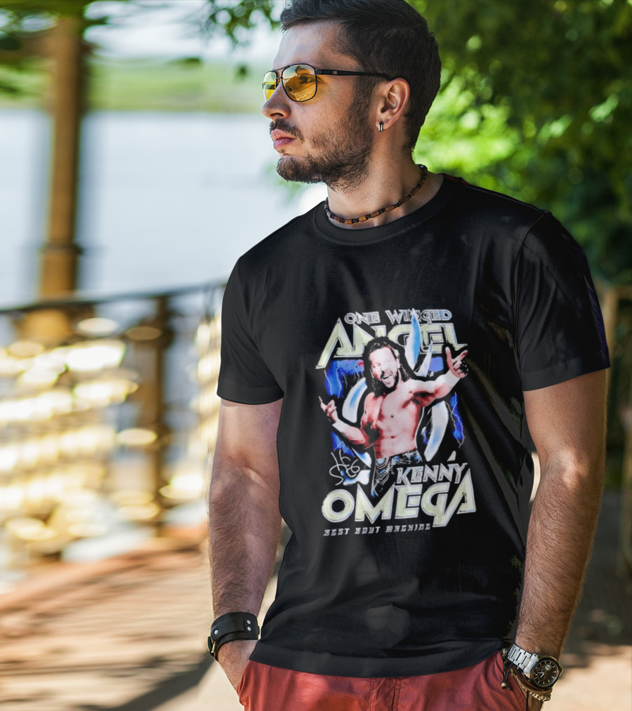 Kenny Omega One Winged Angel Best Bout Machine All Elite Wrestling T-Shirt