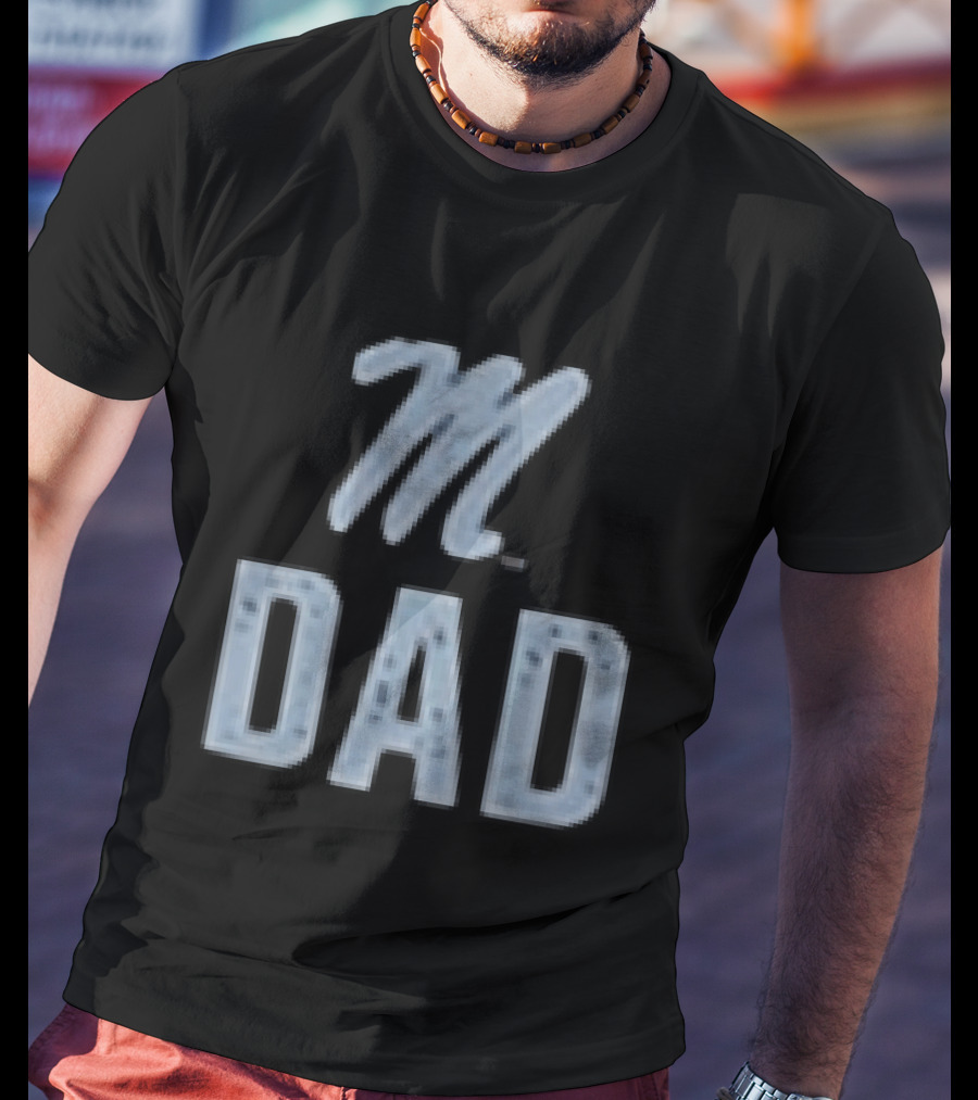 Ole Miss Rebels M Dad Father's Day 2026 Two Sided T-Shirt