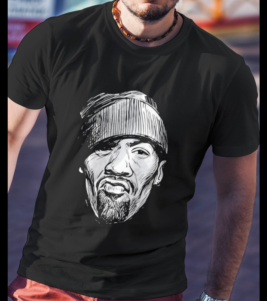Redman Hip Hop Big Face Beanie Expression T-Shirt