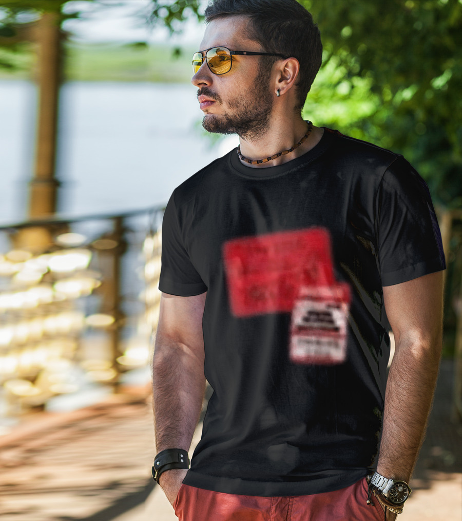 Revealed Clothing Hardwell Sticker Tour 2026 Red Visions T-Shirt