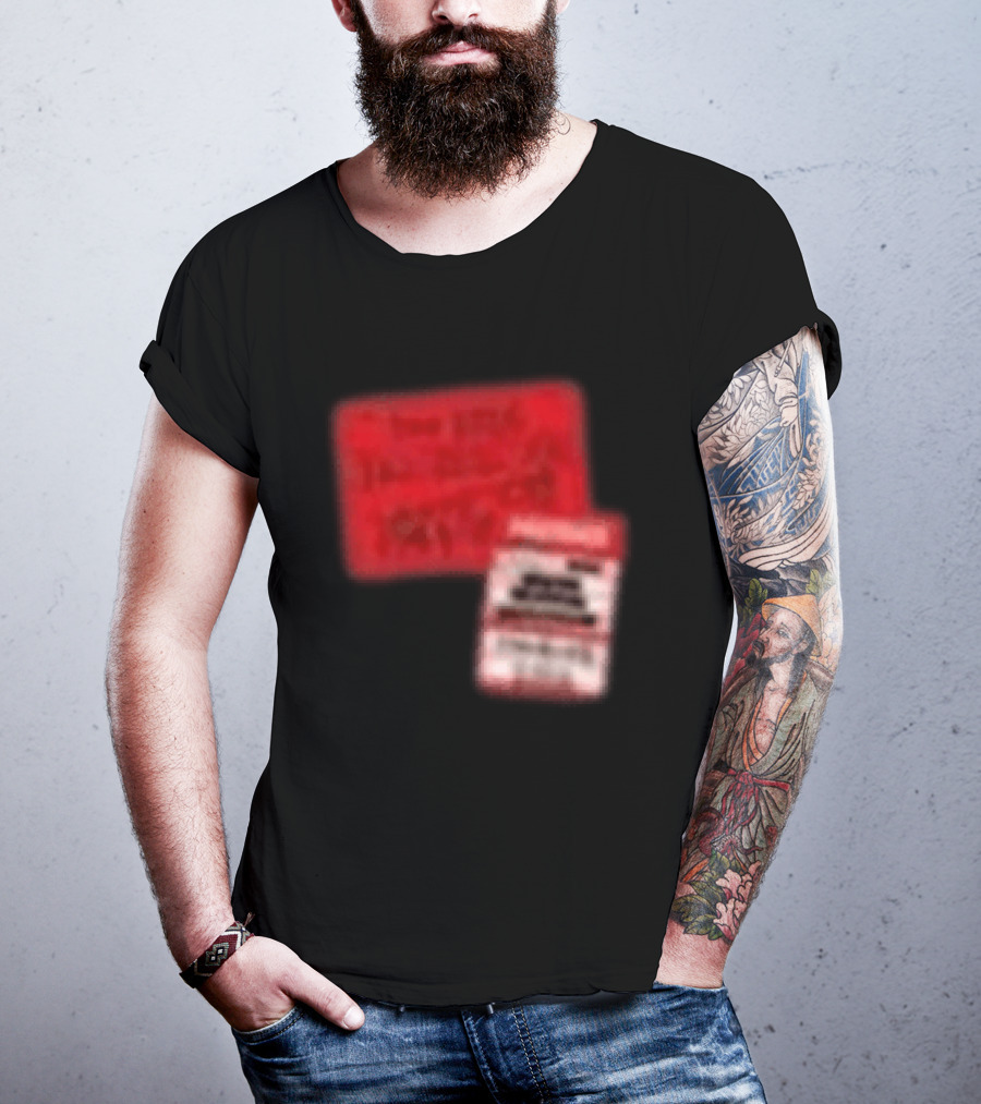 Revealed Clothing Hardwell Sticker Tour 2026 Red Visions T-Shirt